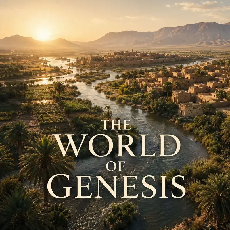 The setting where biblical history begins, with the first lands, peoples, and routes mentioned in Genesis.