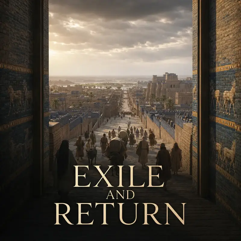 The period of captivity and the return to the homeland.